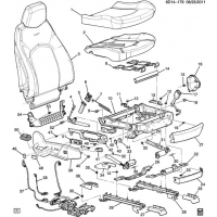 (6D14-179) 2011-2012 DR35-69   /- (POWER LUMBAR AL2, EXC MEMORY A45)