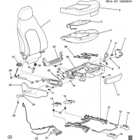(6D14-107) 2011-2012 DM35-69   /- (EXC POWER ADJUSTER AH8, POWER LUMBAR AL2)