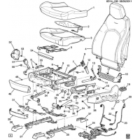 (6D14-180) 2011-2013 DR35-69   /- (POWER ADJUSTER AH8, POWER LUMBAR AL2, EXC KA1, KB6)