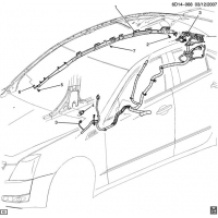 (6D14-068) 2009-2013 DM,DN,DR69   /ROOF SIDE