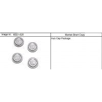 (6D21-020) 2008-2013 DM69 WHEEL CAP PKG (CHROME)