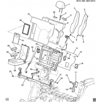 (6D15-092) 2010-2013 DM35   / 60% BACK(EXC CENTER HEADREST A82)