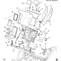 (6D15-091) 2010-2013 DM,DR35   / 60% BACK(CENTER HEADREST A82)