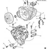(GM04-674) 2010-2011 N    (AISIN AF-40-6) CASE & RELATED PARTS/VALVE BODY(MXE)