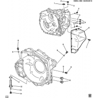 (GM04-683) 2010-2011 N    (AISIN AF-40-6) CASE & RELATED PARTS/COVER(MXE)