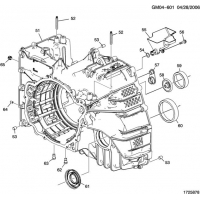 (GM04-601) 2010-2012 N    (MH2,MH4) 6T70 CASE ASSEMBLY
