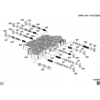 (GM04-604) 2010-2012 N    (MH2,MH4) 6T70 UPPER VALVE BODY