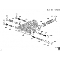 (GM04-605) 2010-2012 N    (MH2,MH4) 6T70 LOWER VALVE BODY