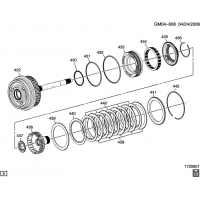 (GM04-608) 2010-2012 N    (MH2,MH4) 6T70 4-5-6 CLUTCH