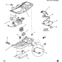 (6N10-018) 2010-2011 N   (EXC SUNROOF C3U, GARAGE OPENER UG1)