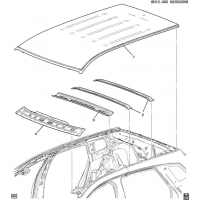 (6N12-005) 2010-2013 N    PART 3-ROOF (EXC SUNROOF C3U)