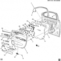 (6N14-012) 2010-2011 N     (INTERIOR LAMP TSQ)