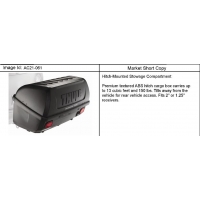 (AC21-061) 2010-2013 N CARRIER PKG/CARGO BOX (HITCH MOUNTED)
