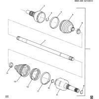 (6N05-008) 2012-2013 N /  (ALL-WHEEL DRIVE F46)