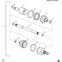 (6N06-020) 2012-2013 N  /FRONT WHEEL