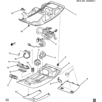 (6N10-027) 2012-2013 N   (GARAGE OPENER UG1, EXC SUNROOF C3U)