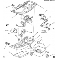 (6N10-028) 2012-2013 N   (SUNROOF C3U, EXC GARAGE OPENER UG1)
