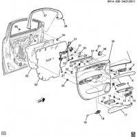 (6N14-036) 2012-2013 N    (POWER LIFTGATE TB5, INTERIOR LAMP TSQ)
