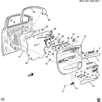 (6N14-037) 2012-2013 N    (EXC POWER LIFTGATE TB5, INTERIOR LAMP TSQ)