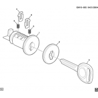 (GM10-005) 2005-2011 D29    /I/P COMPARTMENT