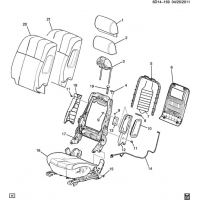 (6D14-159) 2009-2011 DW29   /- (EXC POWER LUMBAR AL2, VENTED/HEATED KB6)