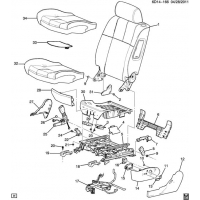 (6D14-166) 2010-2011 DW29   /- (POWER LUMBAR AL2, HEATED/SEAT KA1)