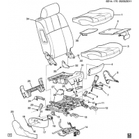 (6D14-175) 2010-2011 DW29   /- (POWER LUMBAR AL2, HEATER/SEAT KA1)
