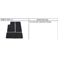 (6D21-011) 2005-2011 D29 MAT PKG/FRONT & REAR CARPET (NO LOGO)