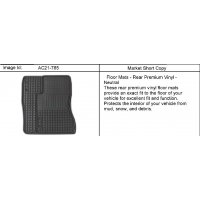 (AC21-785) 2005-2011 DW29 MAT PKG/REAR FLOOR (ALL WEATHER)