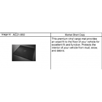 (AC21-950) 2005-2011 D29 MAT PKG/CARGO (ALL WEATHER)