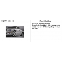 (6D21-008) 2005-2011 DW29 MOLDING PKG/BODY SIDE