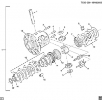 (TX05-059) 2009-2013 CK1(06-36)     8.625 RING GEAR PART 2 DIFFERENTIAL/LOCKING(G80,EXC (AXN))