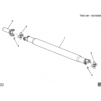 (TX05-061) 2010-2013 K109(06-36)   (ONE PIECE) (6L80 AUTOMATIC MYC)