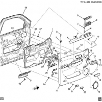 (TK16-934) 2010-2013 CK1(06-36)  /SIDE FRONT-DRIVER (CADILLAC Z75)