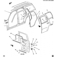 (TC16-975) 2007-2013 CK107(06)  /SIDE REAR PART 1 (CADILLAC Z75)