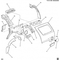 (TC16-948) 2007-2013 CK107(06)  /BODY SIDE REAR