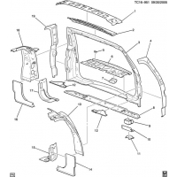 (TC16-951) 2007-2013 CK1,2(06)  /BODY REAR