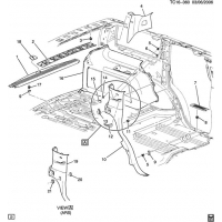 (TC16-360) 2007-2013 CK107(06)  -BODY SIDE REAR (CADILLAC Z75)