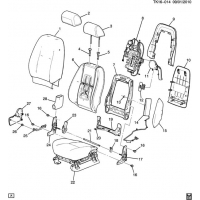 (TK16-014) 2010-2011 CK1,2(06-36)  /BUCKET-BACK (AN3, HEATED/VENTED HNE,KB6)