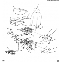 (TK16-013) 2010-2013 CK1,2(06-36)  /BUCKET-CUSHION (AN3, EXC HEATED/VENTED HNE,KB6)