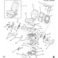 (TC16-391) 2008-2013 CK107(06)  /BENCH-40% SIDE (AM8, EXC POWER FOLDING ARS, HYBRID HP2)
