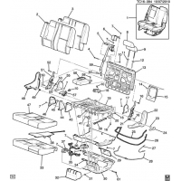 (TC16-394) 2008-2013 CK107(06)  /BENCH-60% SIDE (AM8, POWER FOLDING ARS, EXC HYBRID HP2)