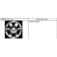 (TC21-143) 2007-2013 CK1 WHEEL PKG (CK919)