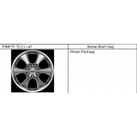 (TC21-147) 2007-2013 CK1 WHEEL PKG (CK370)
