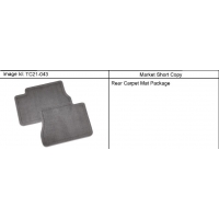 (TC21-043) 2007-2013 CK1,2(06-36) MAT PKG/REAR FLOOR CARPET (PRODUCTION) (TWIN)