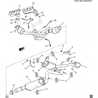 (TC03-432) 2012-2013 CK1(06-36)  -V8 (L94/6.2F, CADILLAC Z75, DUAL TAILPIPE MWN)