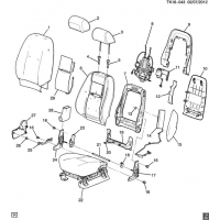 (TK16-043) 2012-2013 CK1,2(06-36)  /BUCKET-BACK (AN3, HEATED/VENTED HNE,KB6)