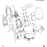 (TK16-045) 2012-2013 CK1,2(06-36)  /BUCKET-BACK (AN3, HEATED/VENTED HNE,KB6)