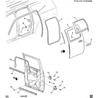 (TC16-418) 2008-2013 CK109(06-36)  /SIDE REAR PART 1 (CADILLAC Z75)