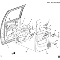 (TK16-951) 2009-2013 CK109(06-36)  /SIDE REAR (CADILLAC Z75)